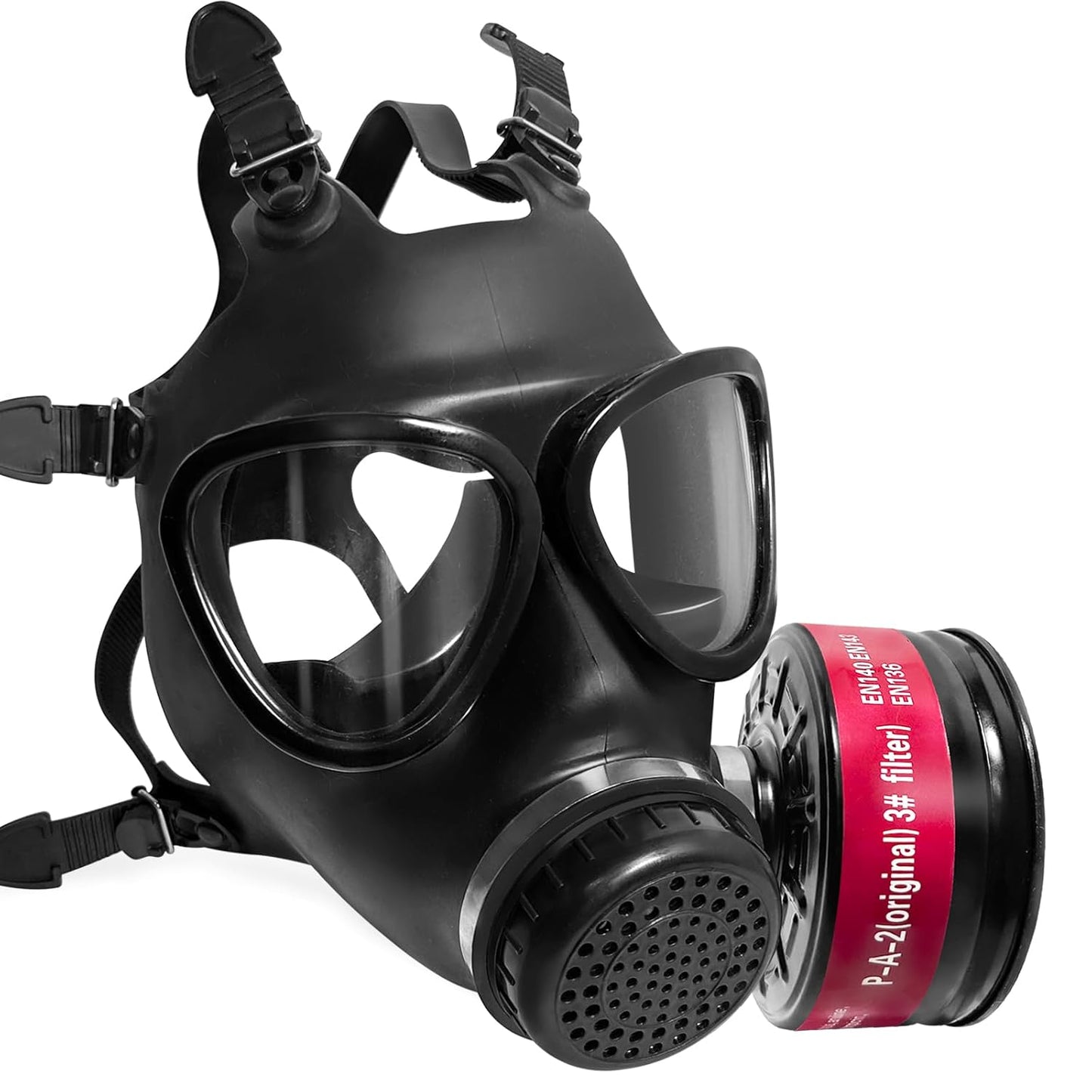 Full Face Respirator Mask with 40mm Activated Carbon Filters