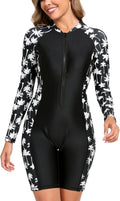 Halcurt Women's Boyleg One Piece Rash Guard - UPF50 (Style CWT7)