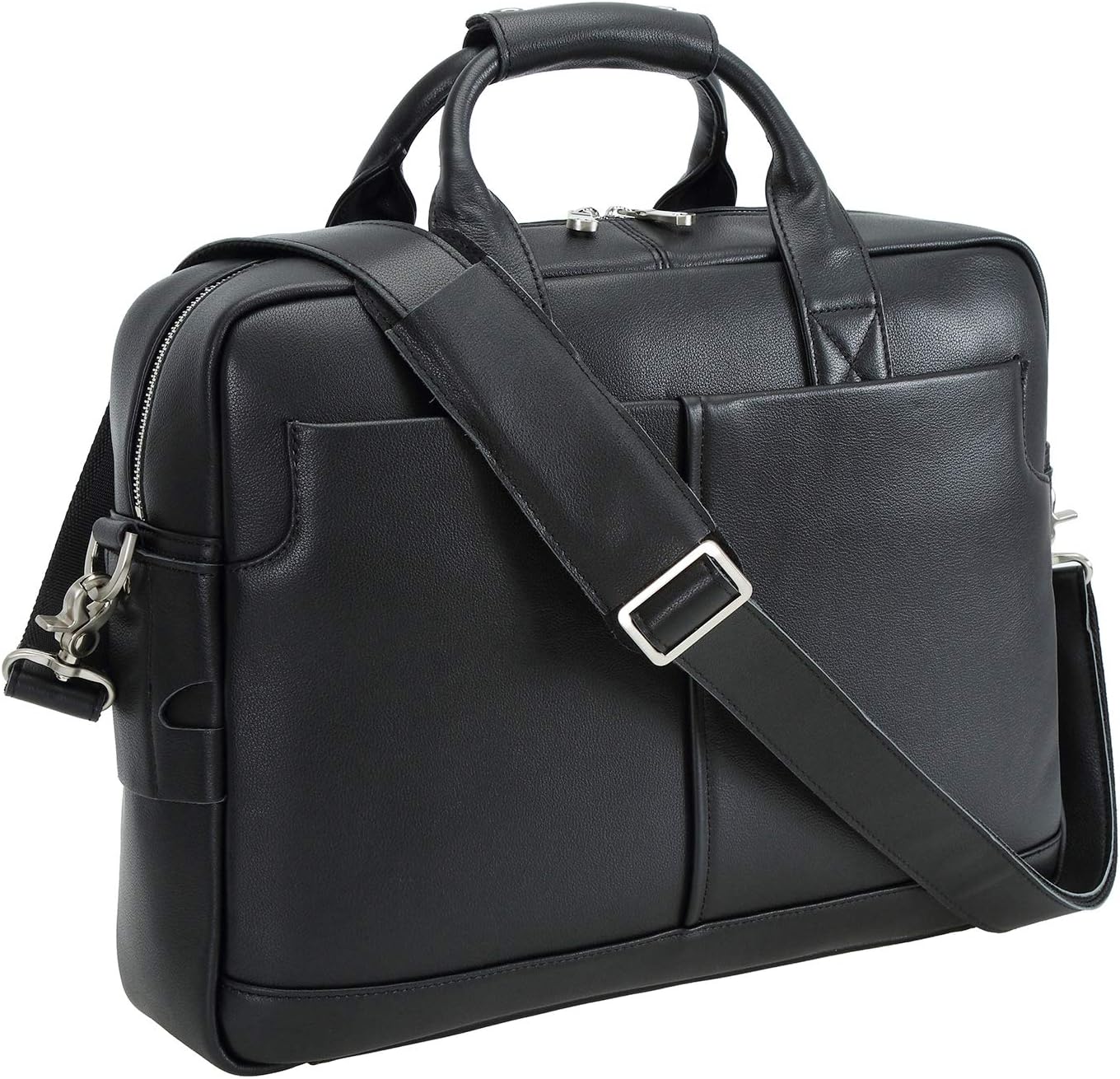 Polare Leather Briefcase for Men - Stylish Business Travel Bag