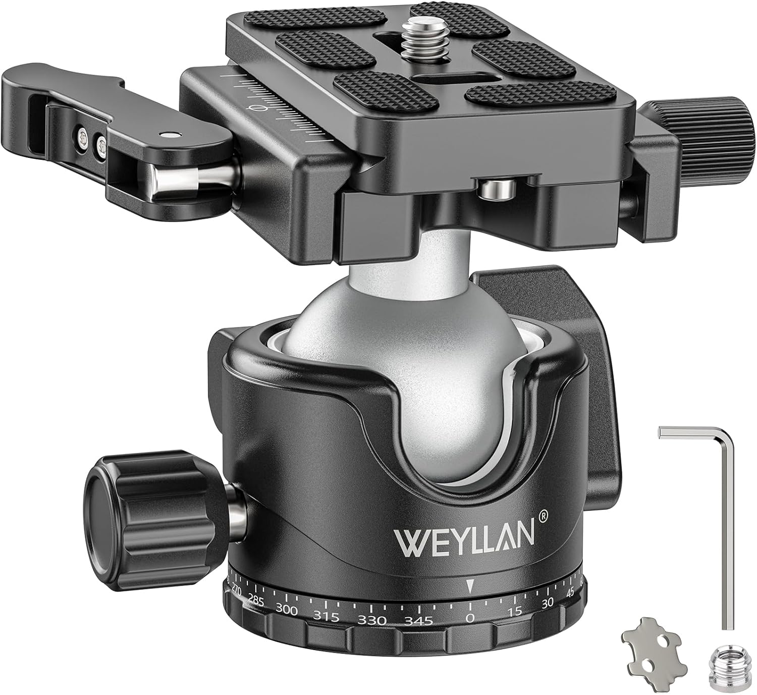 WEYLLAN EH36L Tripod Ball Head for Heavy Duty Camera Use