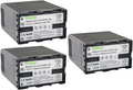 Kastar 3-Pack BP-U60 Battery for Sony PXW-FS7M2K and More
