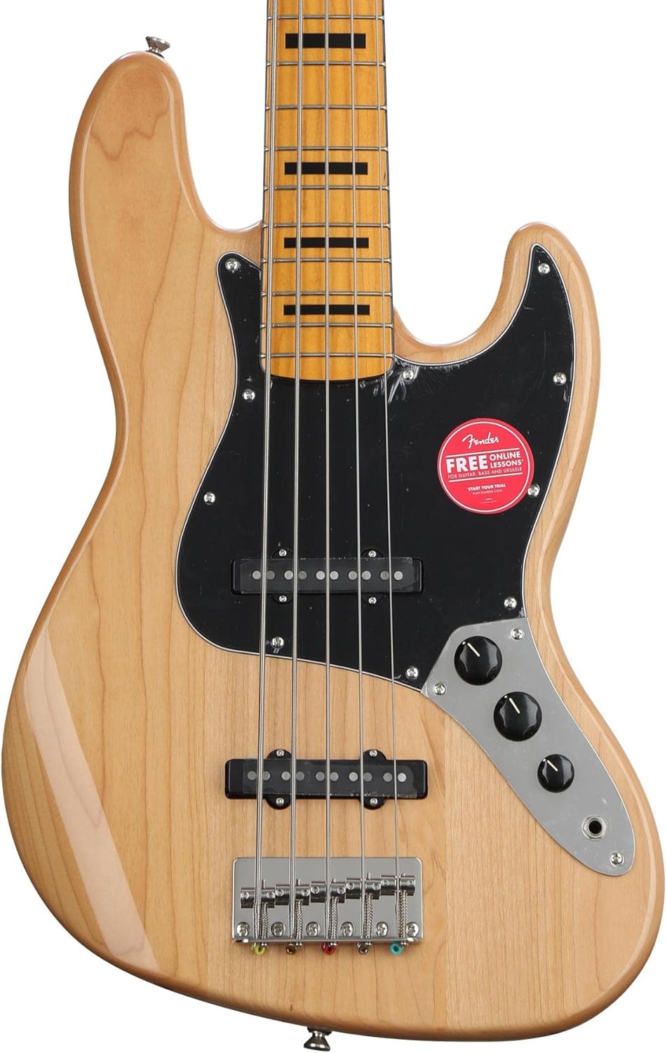 Squier Classic Vibe 70s 5-String Jazz Bass for Music Lovers
