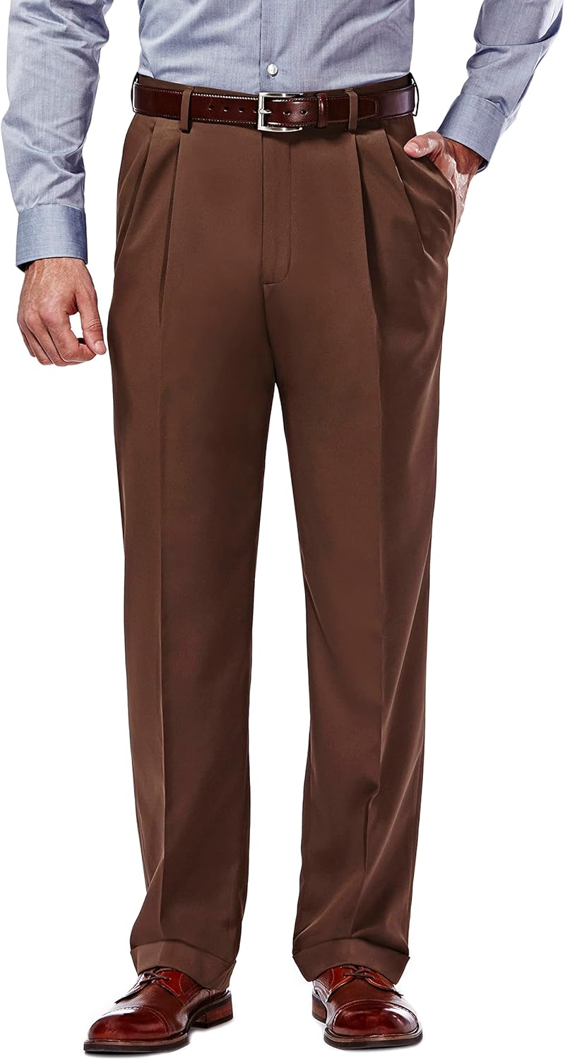 Haggar Mens Hidden Expandable Waistband Dress Pant Review