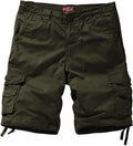 Match Men's Wild Cargo Shorts - Durable Everyday Cargo Shorts