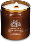 Hemlock Park Wood Wick Candle with Natural Coconut Wax for Cozy Vibes
