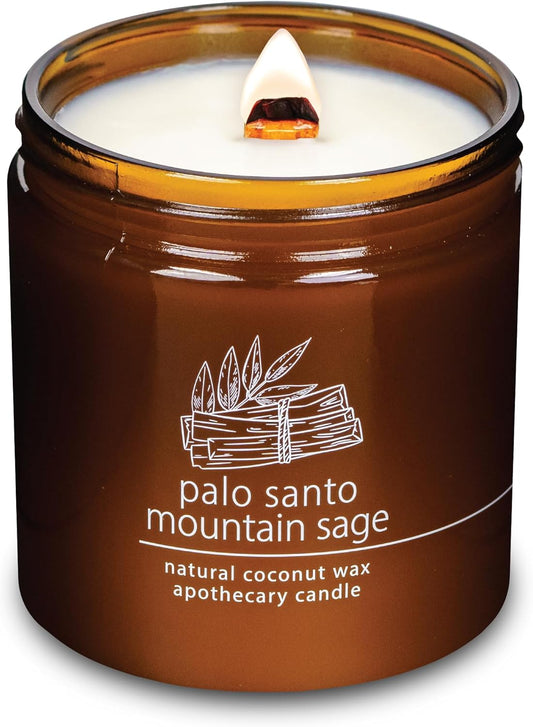 Hemlock Park Crackling Wood Wick Candle with Natural Coconut Wax