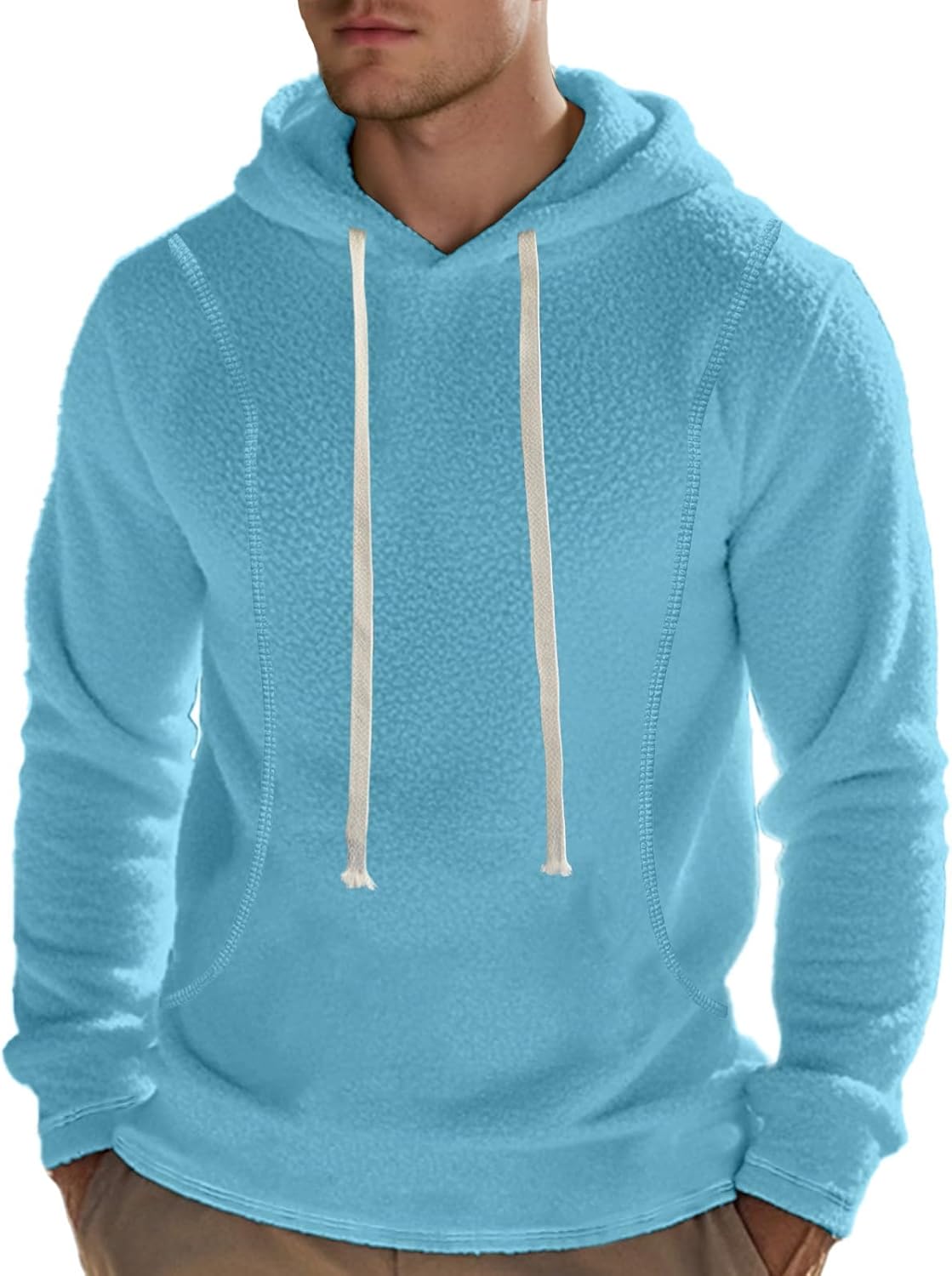 Warm Sherpa Hoodie for Men ~ RSZGSWS