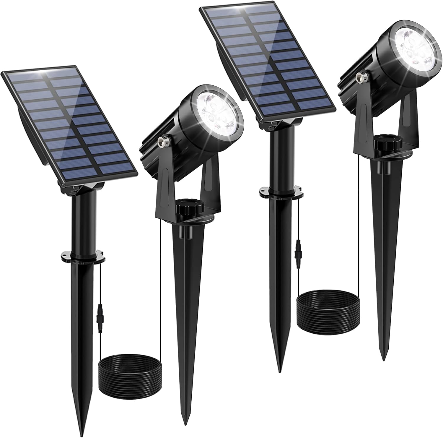 Solar Spot Lights Outdoor for Garden Yard Driveway and More
