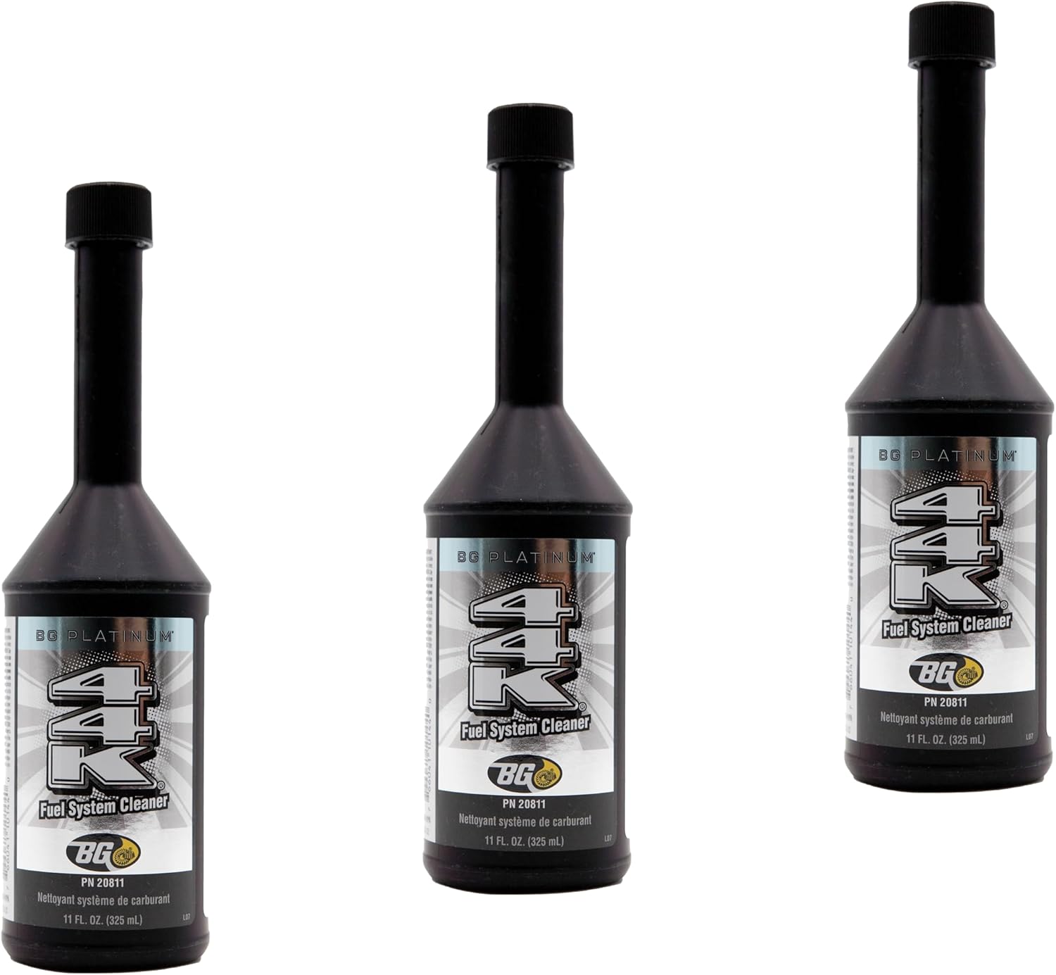 3 Bottles of New BG 44K Platinum for Optimal Engine Performance