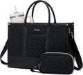 Laptop Bags for Women 15.6 in Quilted Work Tote - Waterproof