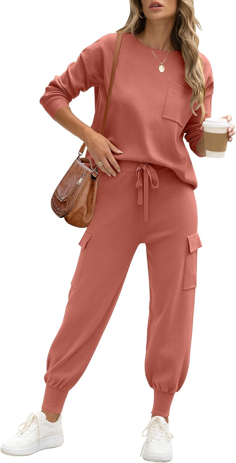 Caracilia Women's Two Piece Outfits for Cozy Fall Lounging
