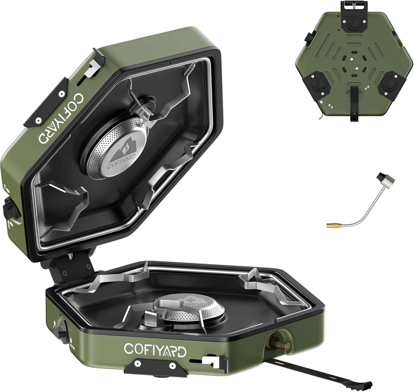 Propane 2-Burner Camping Stove for Outdoor Cooking Adventures