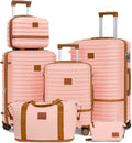 Joyway Luggage Set 3 Piece Spinner Hardside Expandable Set - Travel