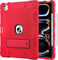 Case for iPad Pro 13 inch 2024 M4 - Rugged Shockproof Stand Case