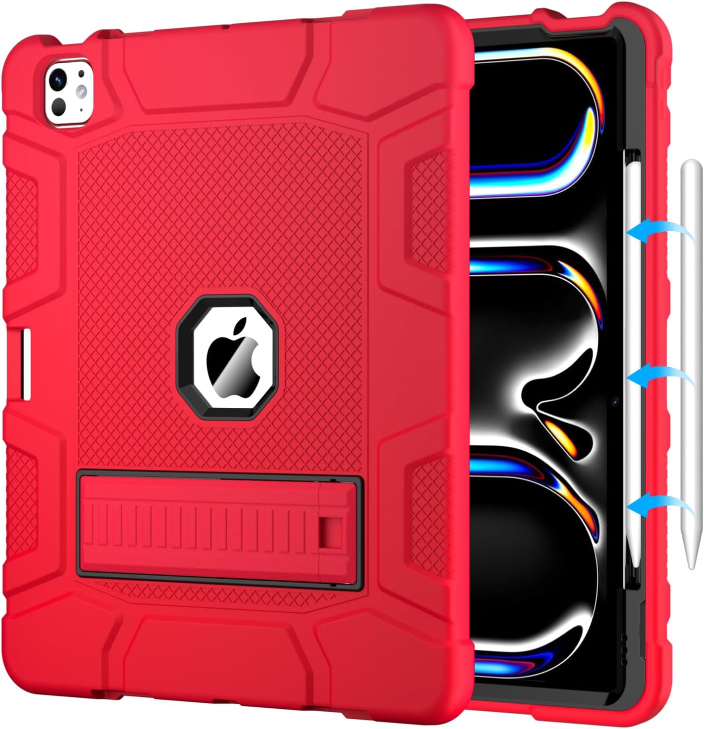 Shockproof Case for iPad Pro 13 inch 2024 with Pencil Holder