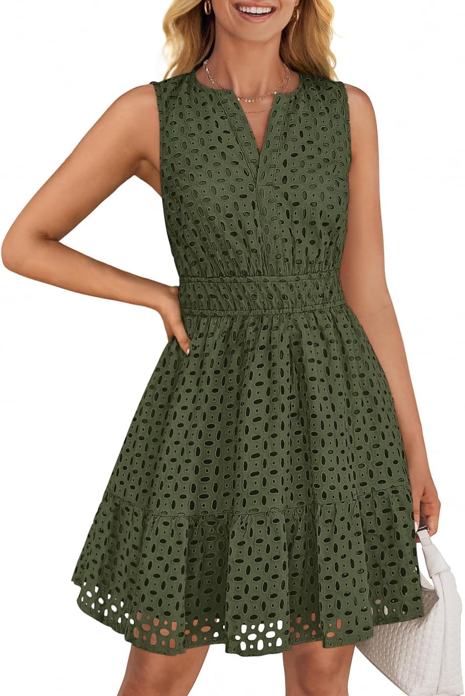 ZESICA Women's Summer Sleeveless Mini Dress for Every Occasion