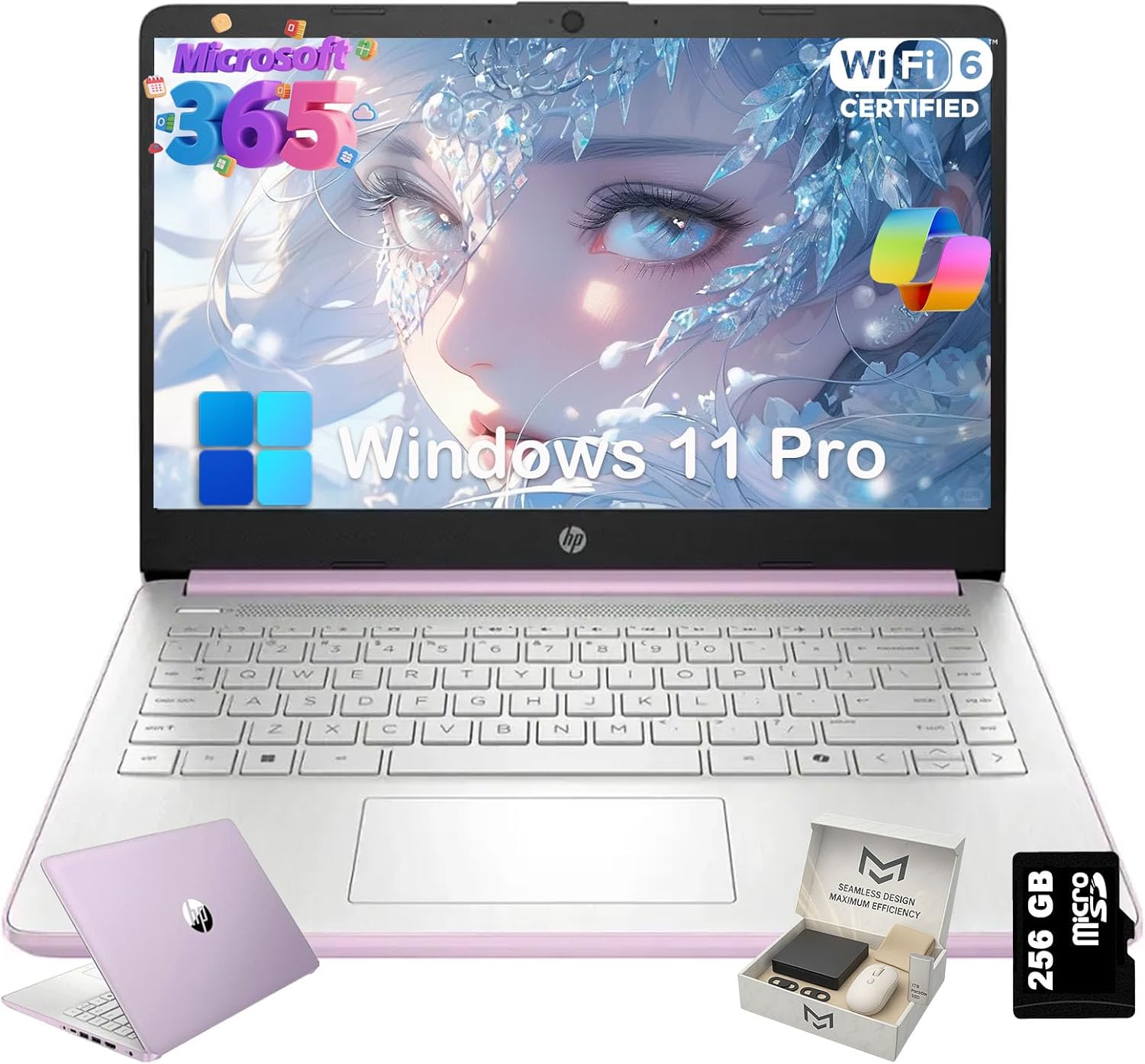 HP 2025 14 inch Laptop for Students & Business Needs