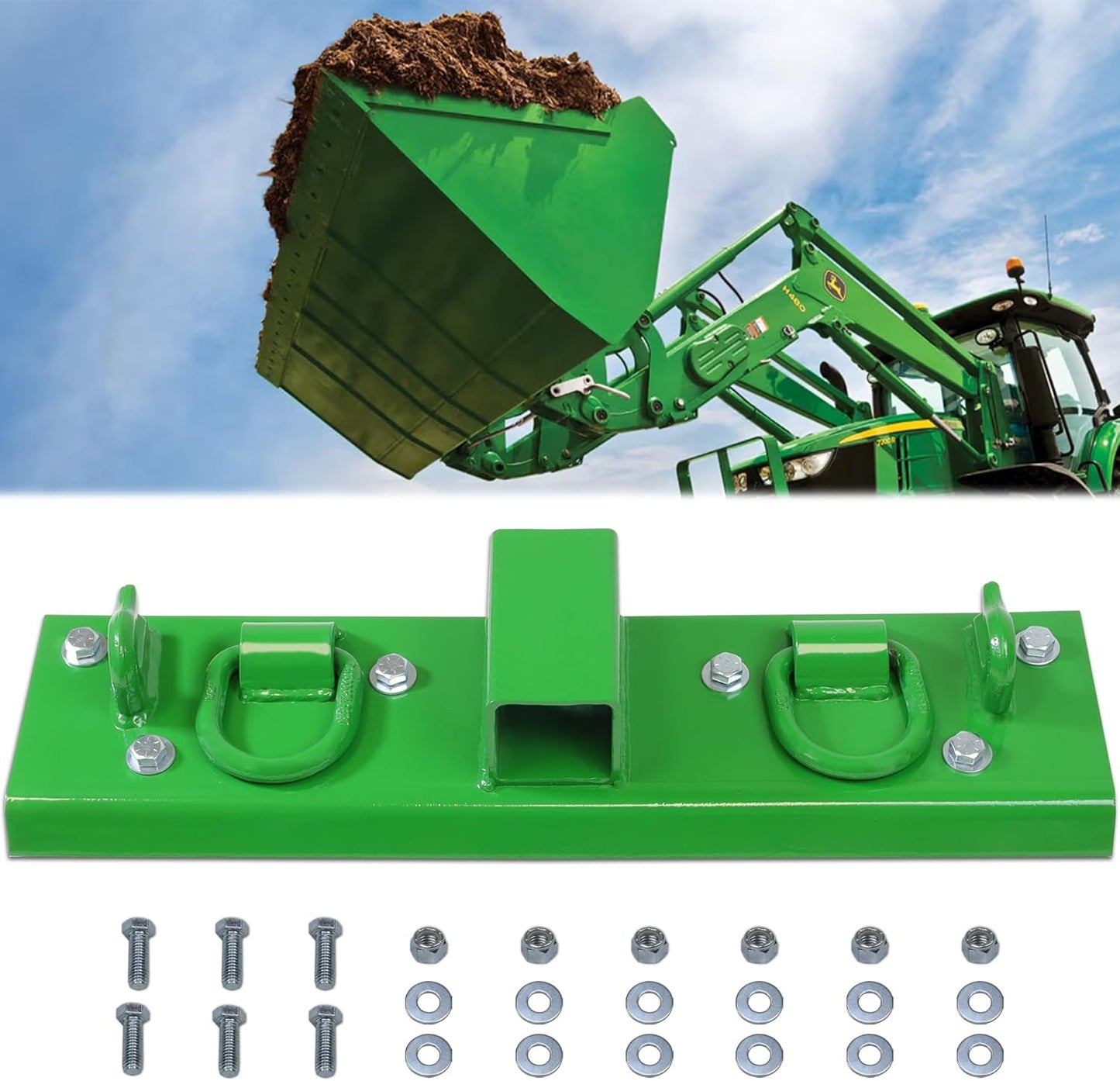 Tractor Grab Hooks for John Deere Compact Tractors - Durable Steel