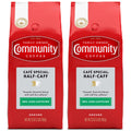 Community Coffee Cafe Special Half-Caff 32 Ounces - Smooth Half