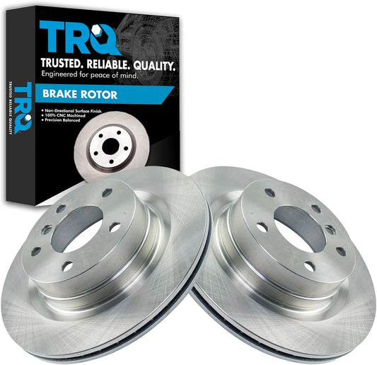 TRQ Rear Brake Rotors Set Vented for BMW 228i 320i 328i 428i