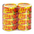 Dongwon Hot Red Pepper Tuna 150 g - 8 Pack Packaged
