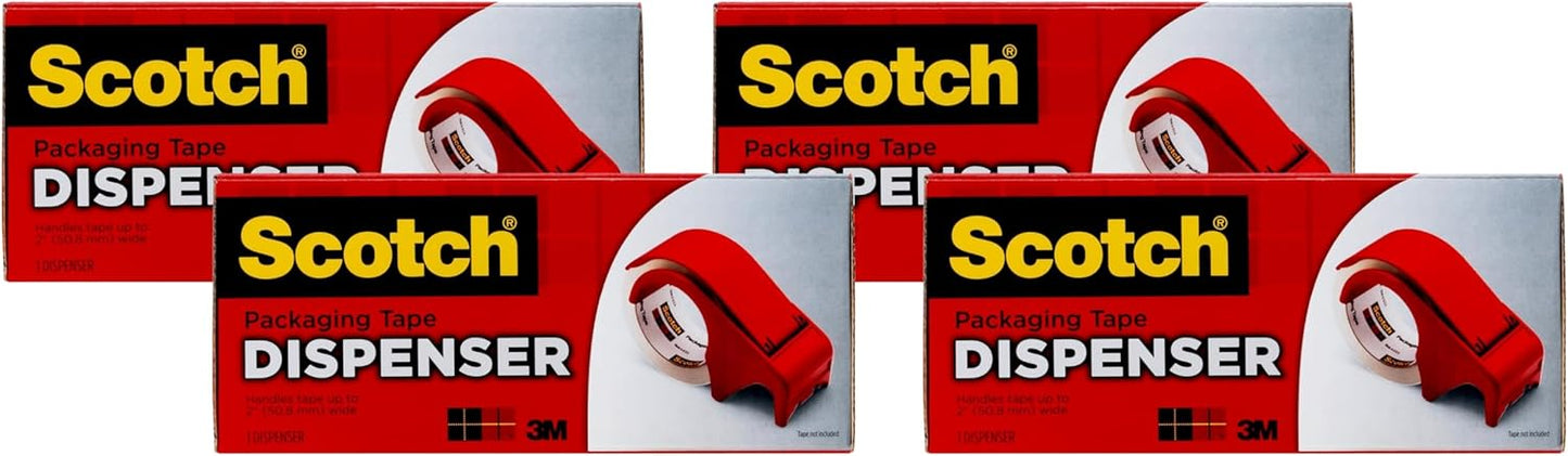 Scotch Packaging Tape Hand Dispenser for Easy Shipping Tasks
