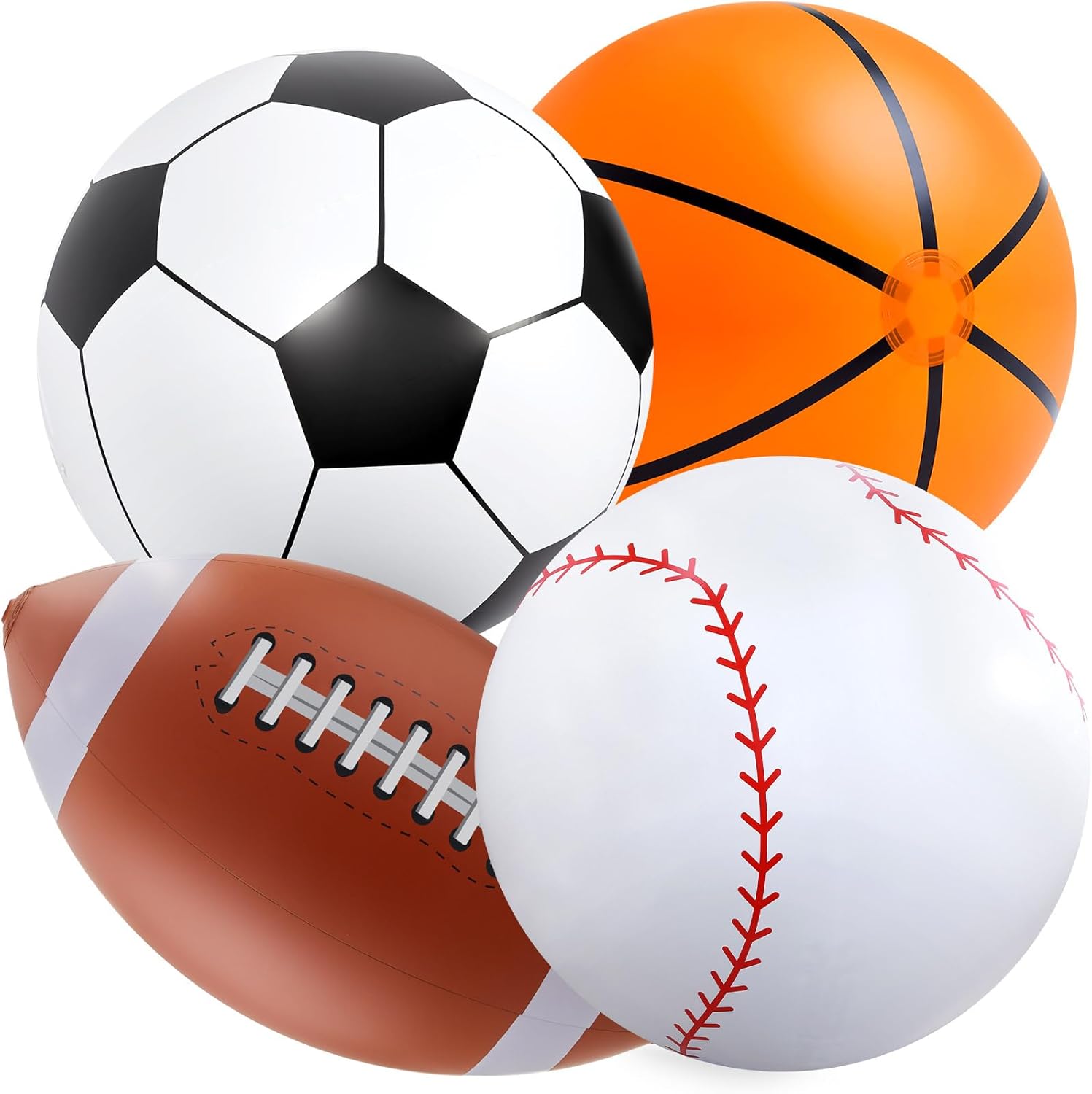 Giant Inflatable Sports Balls for Fun Beach and Party Activities