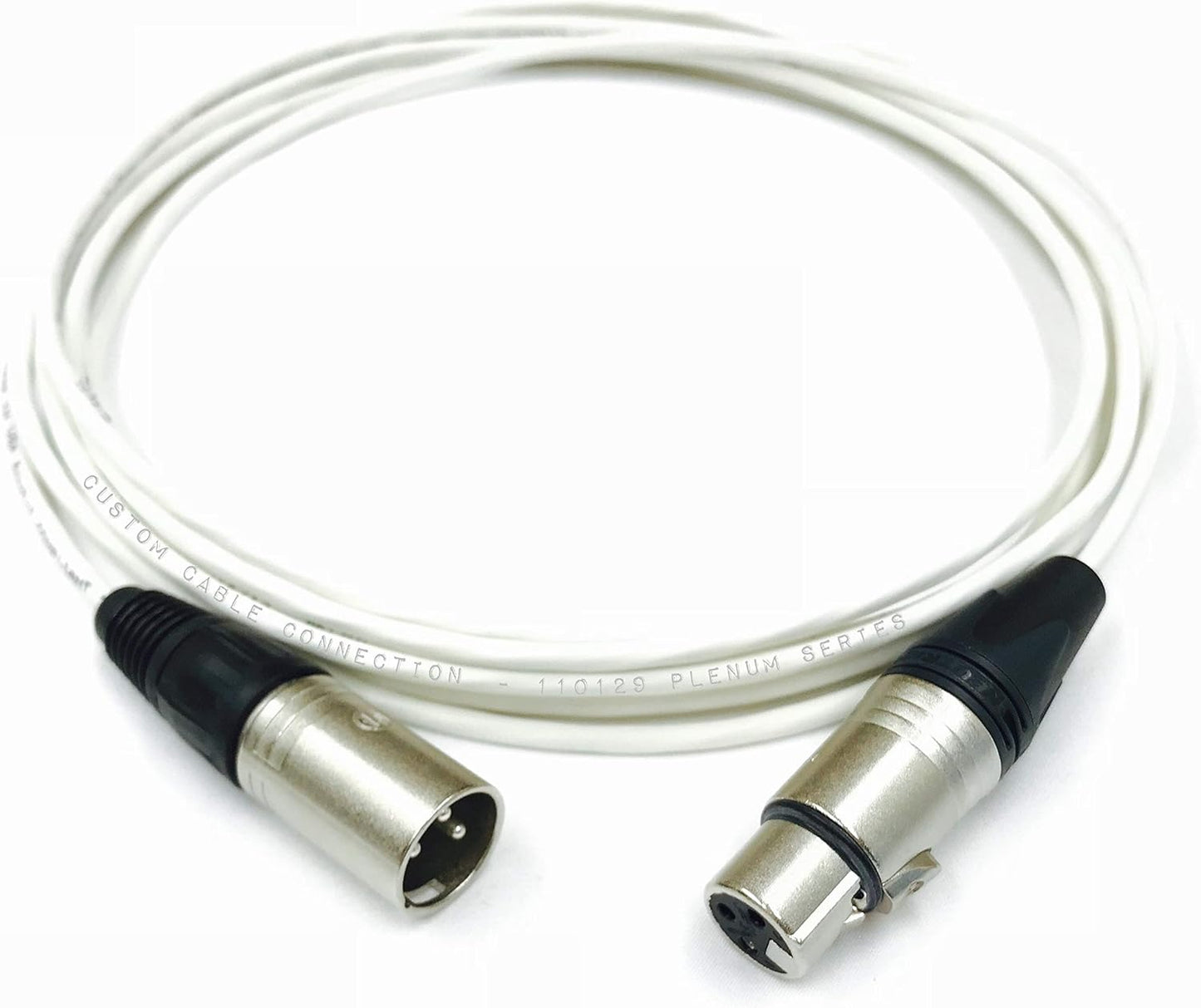 250 Foot Plenum XLR Male to Female Pro Audio Cable for Professionals
