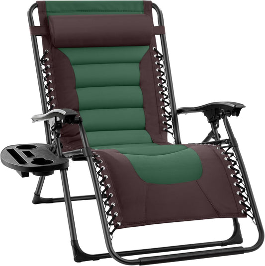 Oversized Padded Zero Gravity Chair for Ultimate Comfort