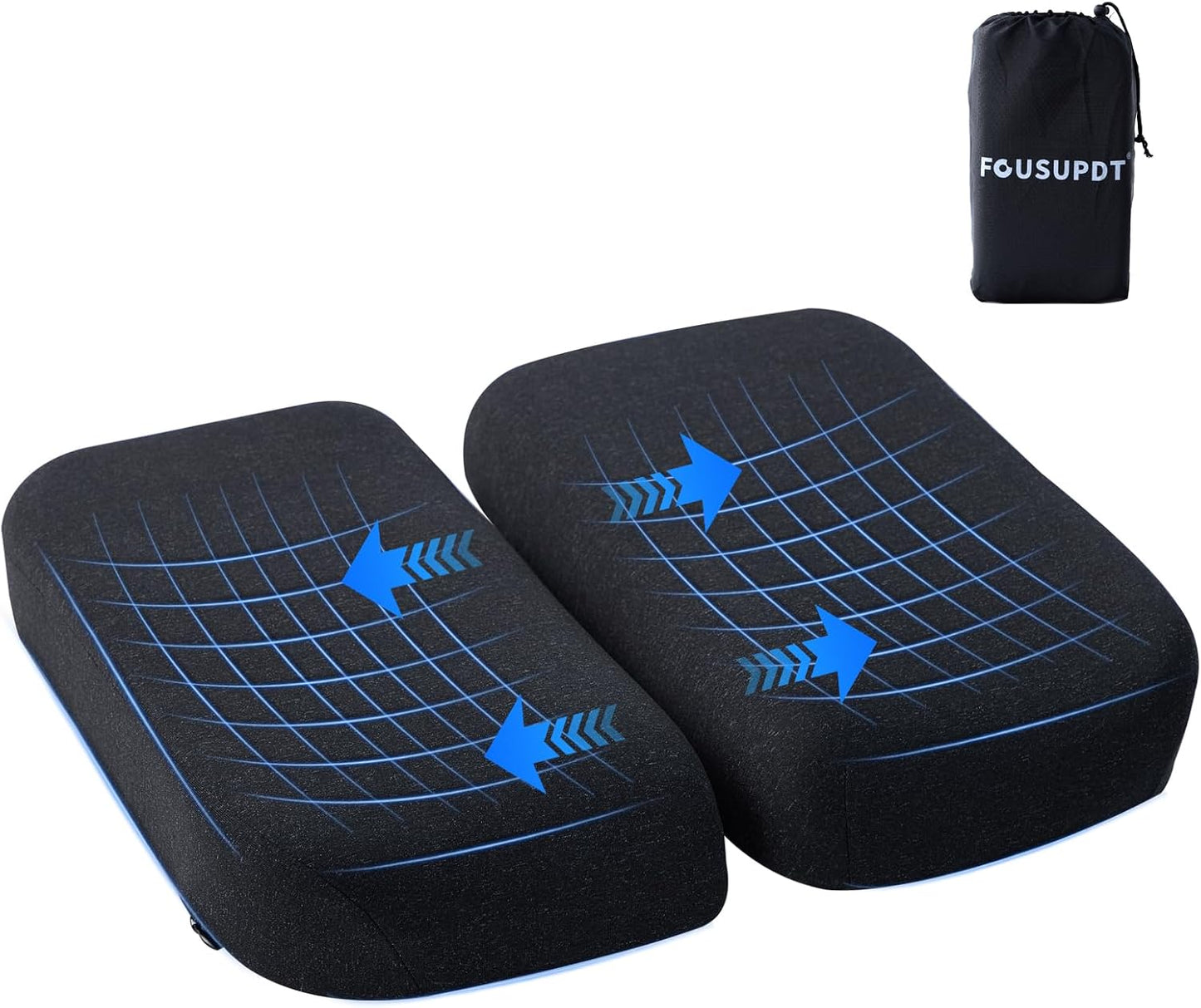 Memory Foam Seat Cushion - Sciatica & Tailbone Pain Relief