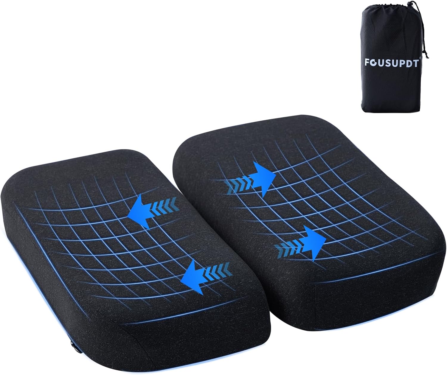 Memory Foam Seat Cushion - Sciatica & Tailbone Pain Relief
