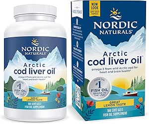 Nordic Naturals Arctic Cod Liver Oil for Heart and Brain Health