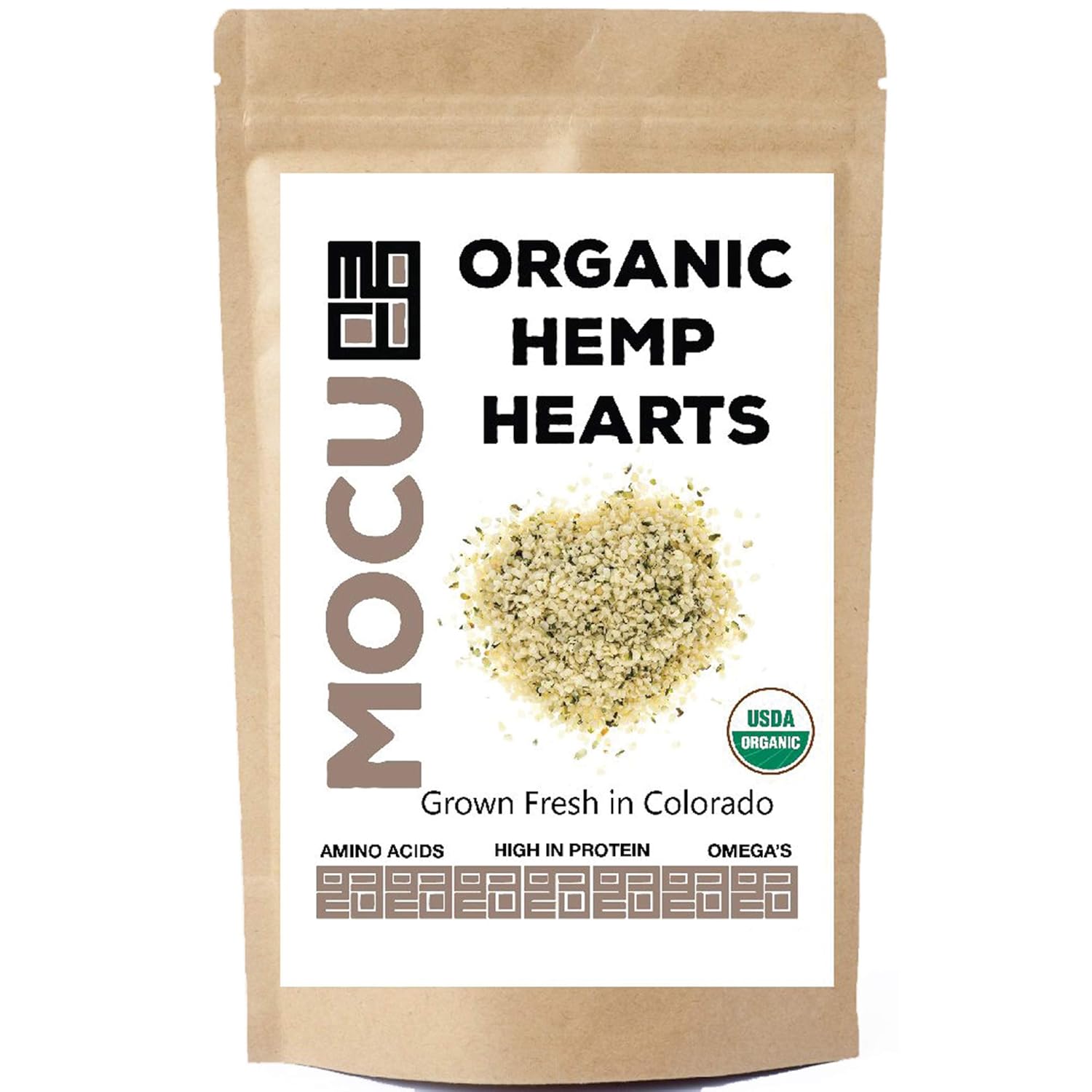 USA Grown Organic Hemp Hearts - Nutrient-Rich Superfood Seeds