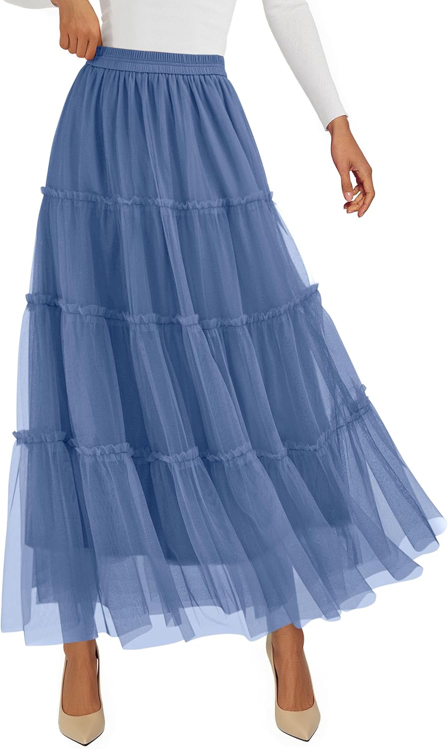 PRETTYGARDEN Tulle Skirts for Women - Chic Fall Fashion Style