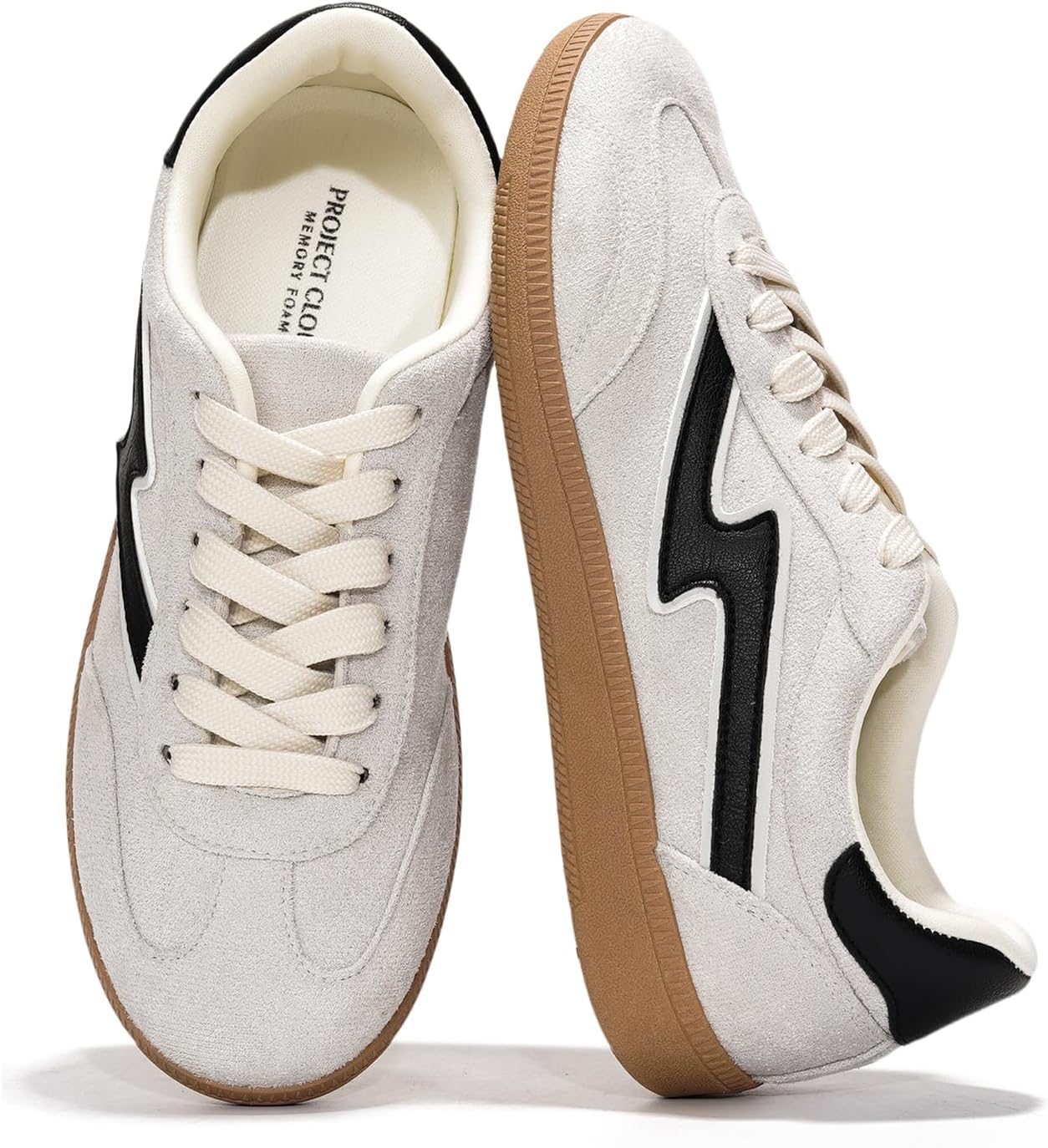 Project Cloud Sneakers for Women - Trendy Lace-Up Comfort Shoes