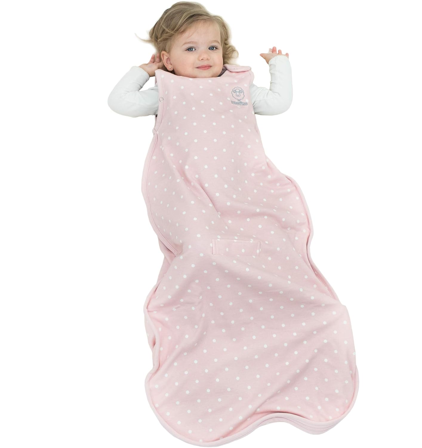 Woolino 4 Season Toddler Sleeping Bag for Year-Round Comfort