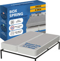 Box Spring Bed Base Queen Size 8in Foundation - Quiet Wood Support