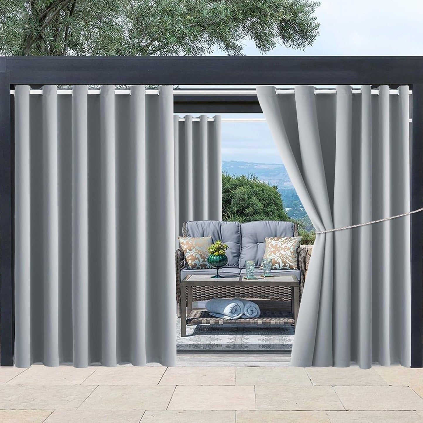 DIVA EN CAMINO DEC Outdoor Patio Curtain Waterproof Darkening