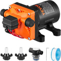 VEVOR 12V Water Diaphragm Pump with Adjustable Pressure for RVs
