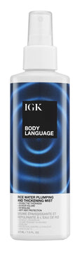 IGK Body Language Rice Water Plumping - Lightweight Volume Boost