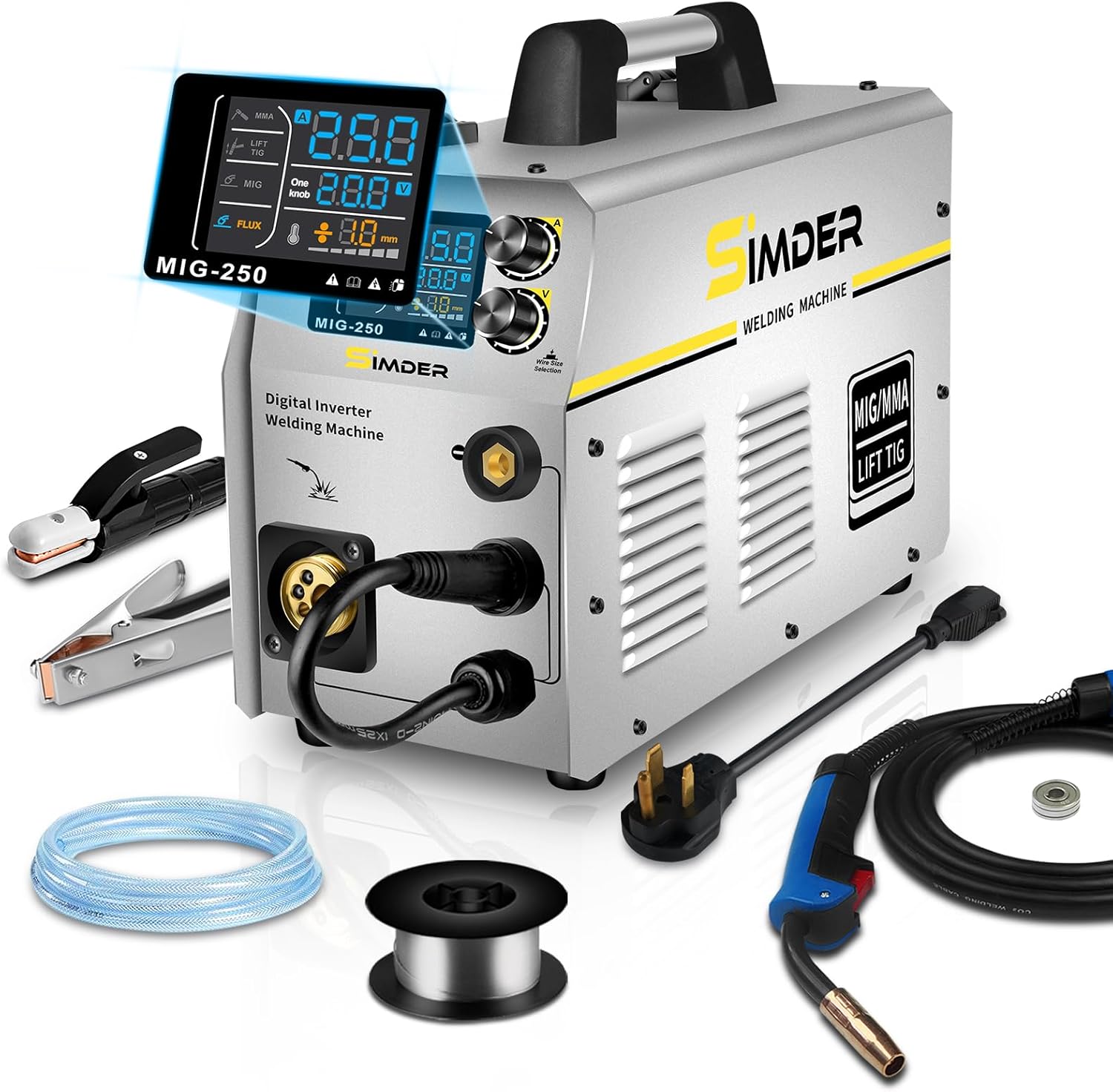 SSIMDER MIG Welder 4 in 1 Multi Process Welding Machine