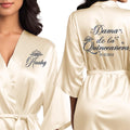 Mis Quince Anos Robes - Personalized Satin Quinceanera (Style TZGN)