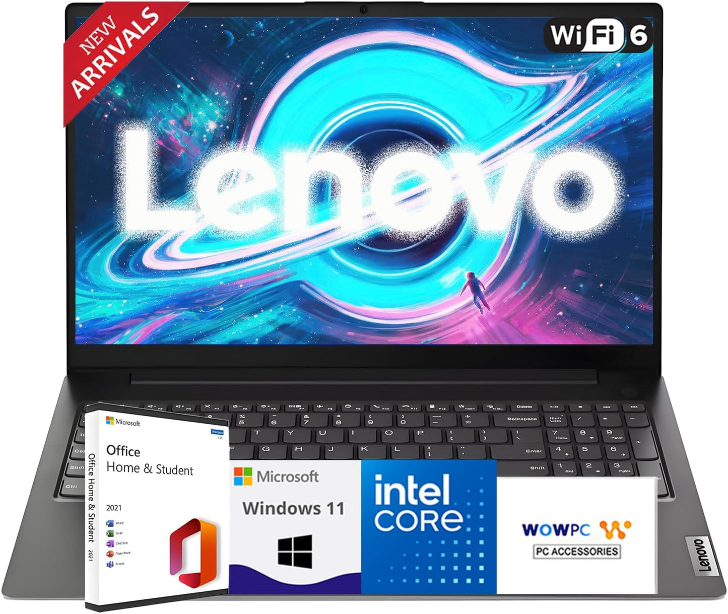 Lenovo New V15 Business Laptop with FHD Display and Office