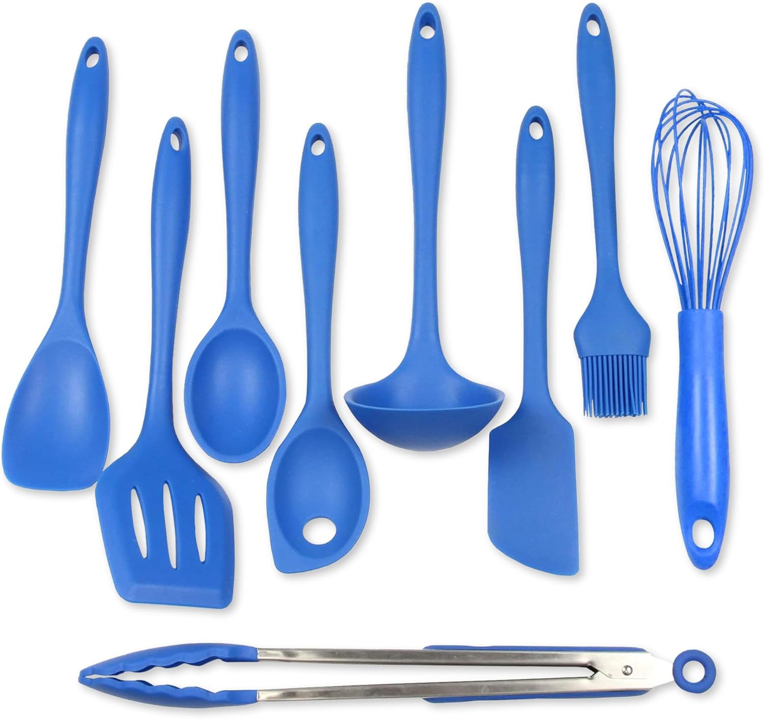 Chef Craft 9 Piece Silicone Kitchen Tool Set for Every Cook