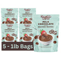 Milk Melting Chocolate Discs 1 lb Pack of 5 - Smooth, Easy Melts
