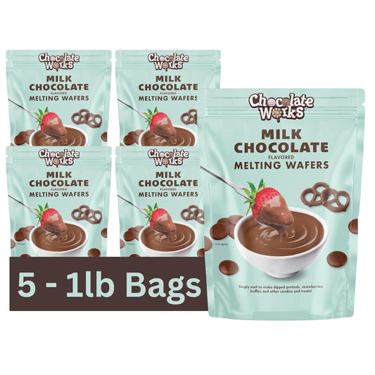 Milk Melting Chocolate Discs for Delicious Treats and Desserts