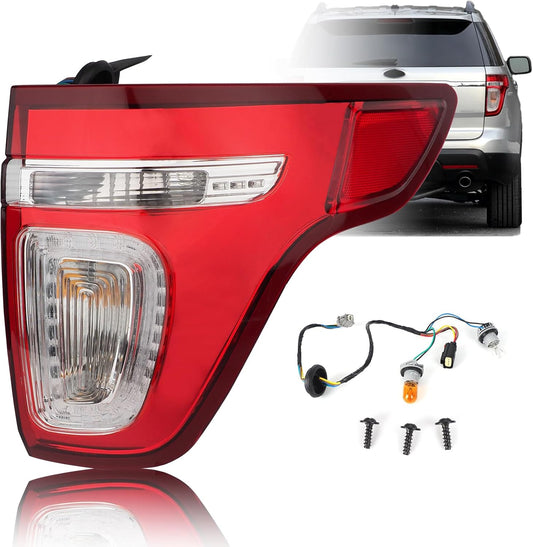 Tail Light Compatible with 2011-2015 Ford Explorer Models