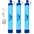 Ready Filter Personal Water Filter Straw - Ultralight 3 Pack