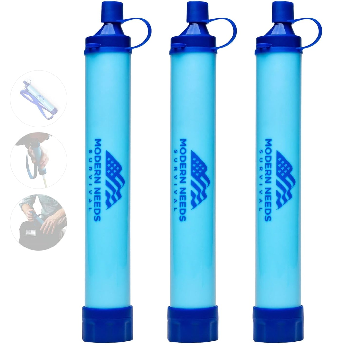 Ready Filter Personal Water Filter Straw for Hiking & Camping