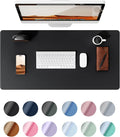 Leather Desk Pad Protector Large Mouse Pad - Waterproof Desk Blotter